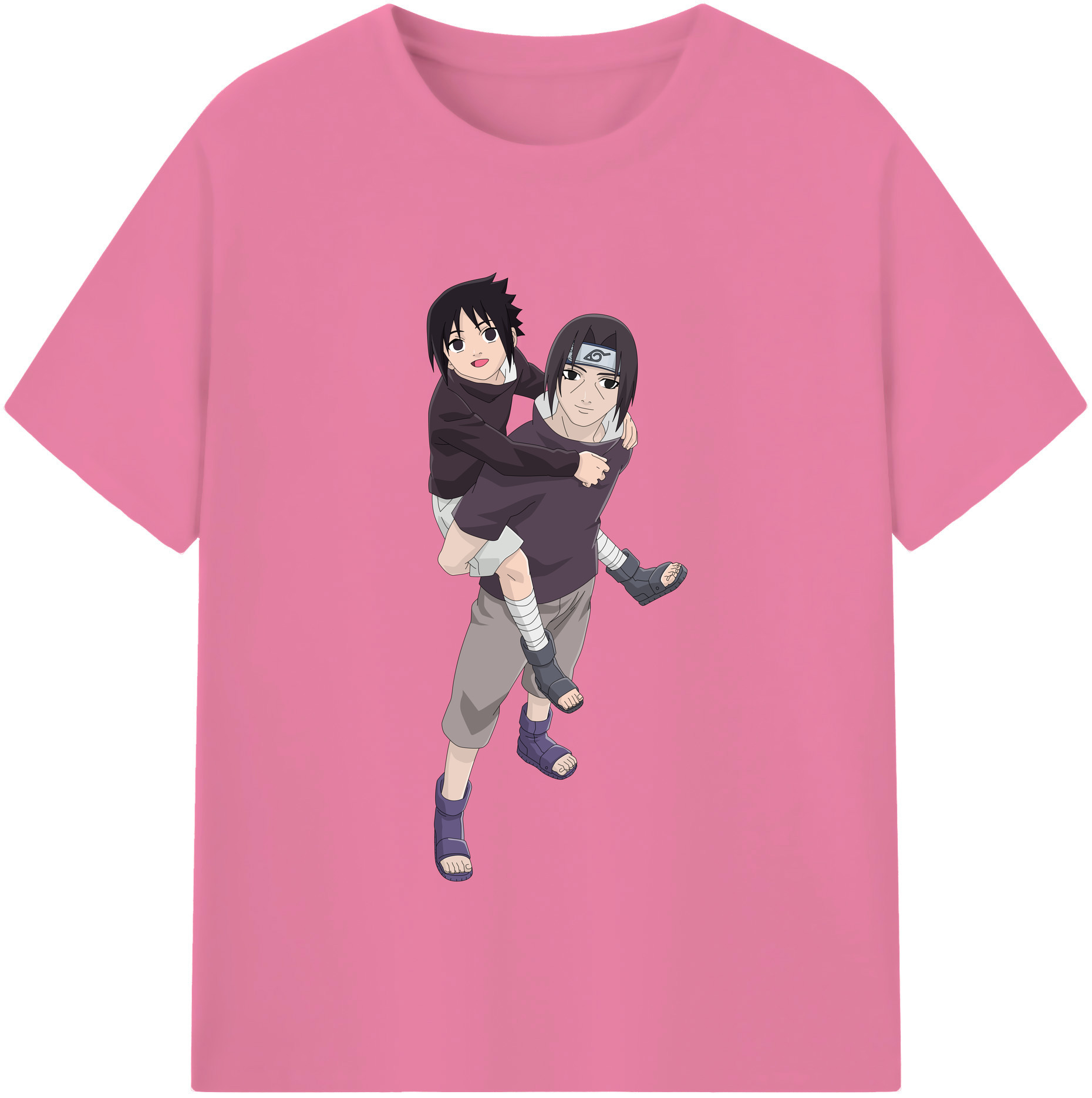 （画像用） NARUTO -ナルト- うちは イタチ Uchiha Itachi 綿100％半袖Tシャツ（フロントプリント）
